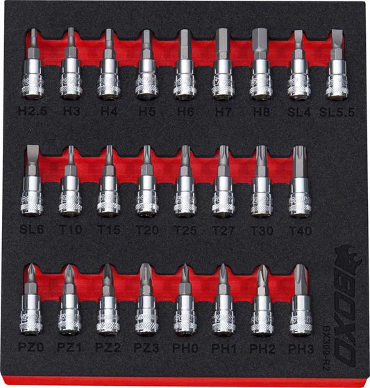 1/4" Master Bit Socket Set In EVA Foam By Boxo