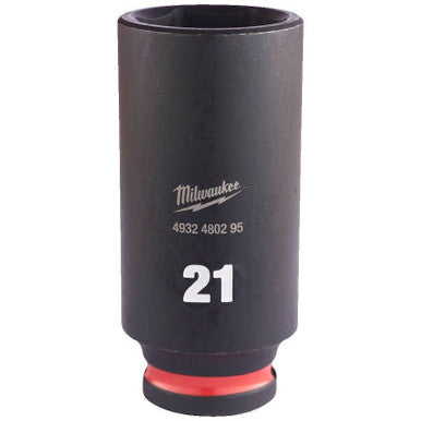 Milwaukee Shockwave 21mm 3/8in Deep Impact Socket