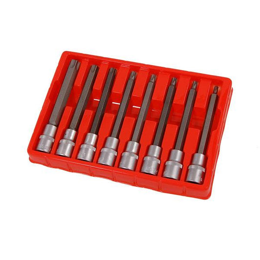 1/2 Inch Drive Extra Long Torx Socket 8 Piece Set By Neilsen