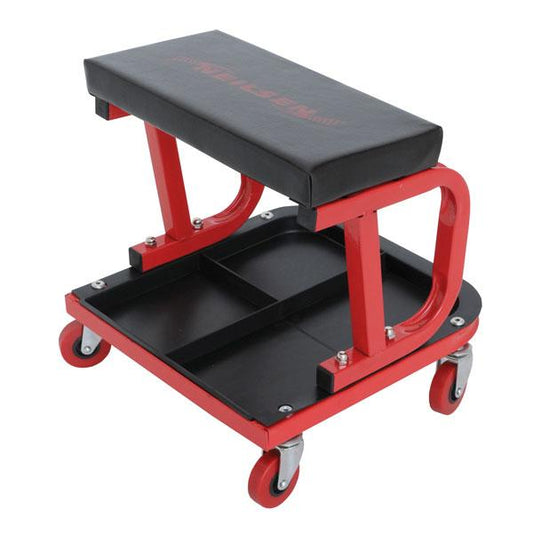 Mechanics Trolley Seat With Integral Tool Tray By Neilsen