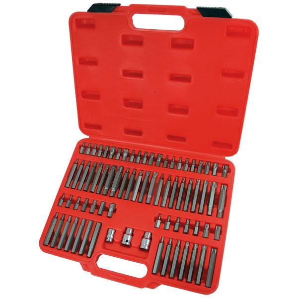 75 Piece Hex,Ribe,Spline & Star Bit Set By Neilsen