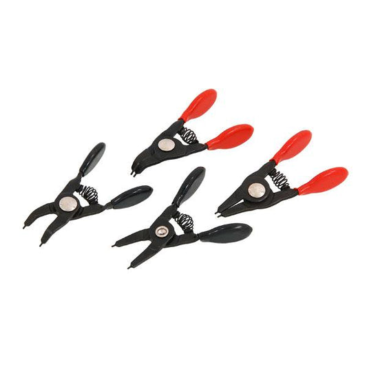 Snap Ring Pliers 4 Piece Set For Small Locking Circlips By Neilsen