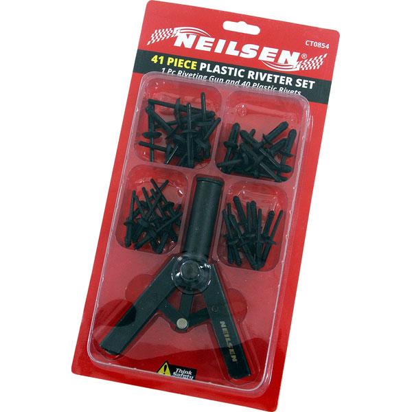 Plastic Rivet Gun Set By Neilsen