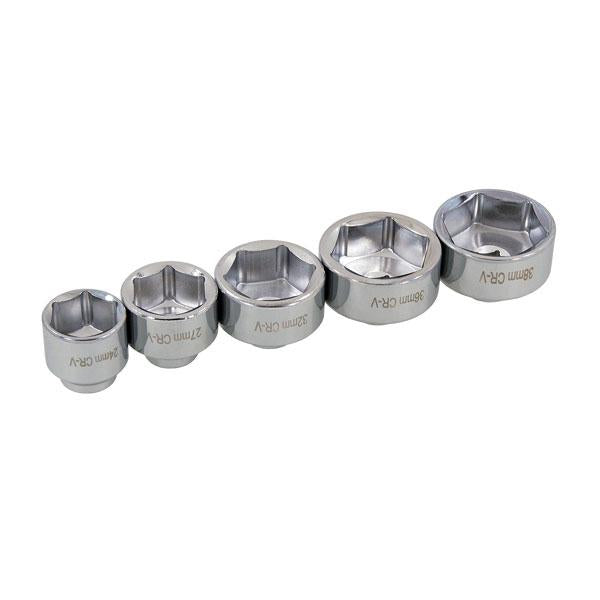 3/8 Drive Oil Filter Socket Set By Neilsen