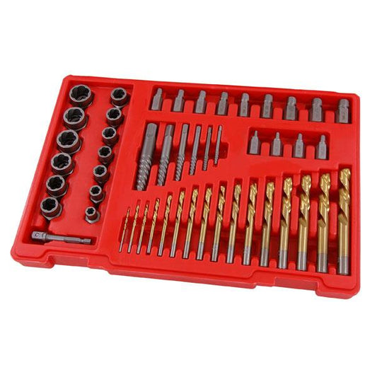 48 Piece Stud Bolt And Screw Extractor Set By Neilsen