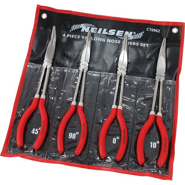 Long Nose Pliers 4 Piece Set By Neilsen