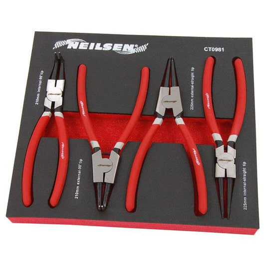 Circlip Pliers 4 Piece Set By Neilsen